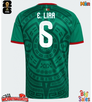 Mexico Erik Lira #6 Replica Home Stadium Shirt World Cup 2026 Short Sleeve